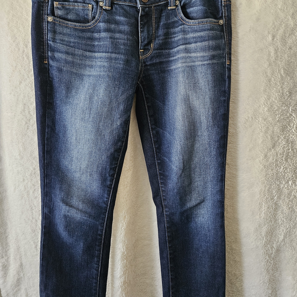 American Eagle Outfitters Women's Skinny Jeans - Dark Blue Wash